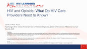 HIV and Opioids preview