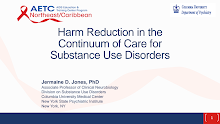 Thumbnail image of Google Slides Presentation of Harm Reduction in the  Continuum of Care for  Substance Use Disorders.