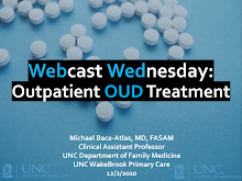 Thumbnail image of Google Slides Presentation of Outpatient OUD Treatment.