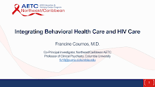 Thumbnail image of Google Slides Presentation of Integrating Behavioral Health Care and HIV Care.