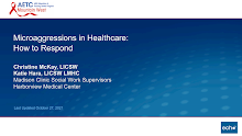 Thumbnail image of Google Slides Presentation of Microaggressions in Healthcare: How to Respond.