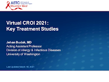 Thumbnail image of Google Slides Presentation of CROI 2021: Key Treatment Studies.