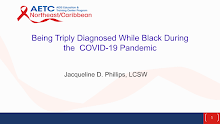 Thumbnail image of Google Slides Presentation of Triply Diagnosed While Black During the  COVID-19 Pandemic.