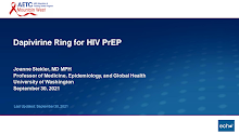 Thumbnail image of Google Slides Presentation of Dapivirine Ring for HIV PrEP.