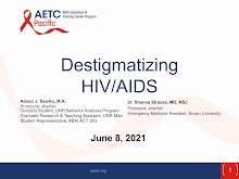 Thumbnail image of Google Slides Presentation of Destimatizing HIV.