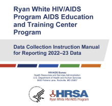 AETC Data Collection Instruction Manual for Reporting 2022–23 Data Data Manual cover page
