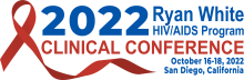 2022 Ryan White HIV/AIDs Program Clinical Conference 2022 RWCC logo