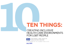 Image of Ten Things: Creating Inclusive Health Care Environments for LGBT People