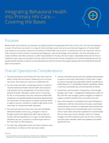 Integrating Behavioral Health into Primary HIV Care— Covering the Bases Image of Title Page
