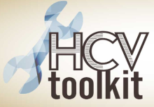 Image of wrench and HCV toolkit logo