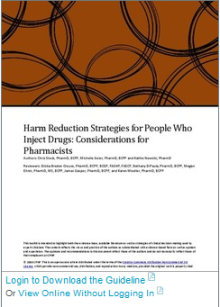 Image of Harm Reduction Toolkit cover page