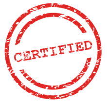 Certified logo