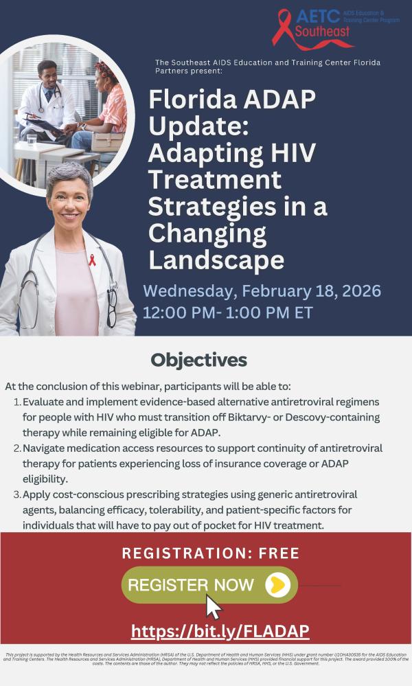 SEAETC ADAP webinar flyer