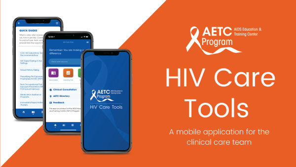 HIV Care Tools App flyer