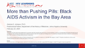 Black AIDS Activism in the Bay Area preview