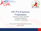 HIV Pre-Exposure Prophylaxis preview