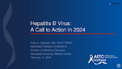 Hepatitis B Virus: A Call to Action 2024 preview