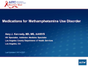 Medications for Methamphetamine Use Disorder preview