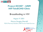 Breastfeeding in HIV preview