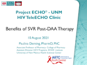 Benefits of SVR Post-DAA Therapy preview