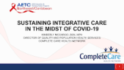 Sustaining Integrative Care in the Midst of COVID-19 preview