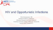 HIV and Opportunistic Infections preview