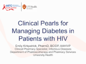 Managing Diabetes in PWH preview