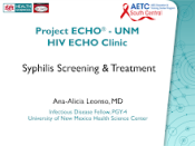  Syphilis Screening and Treatment preview