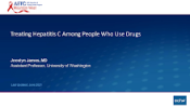 Treating HepC among People who use Drugs preview