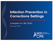 Infection Prevention in Corrections Settings preview