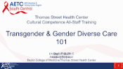 Transgender & Gender Diverse Care 101 preview