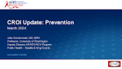 CROI Update Prevention  preview