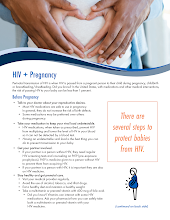 HIV + Pregnancy handout preview
