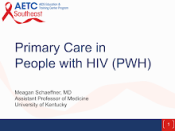 Primary Care in HIV preview
