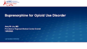 Buprenorphine for OUD preview