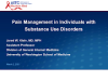 Pain Management in Individuals with SUDs preview