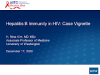 Hepatitis B Immunity in HIV: Case Vignette preview