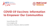COVID-19 Vaccines: Information to Empower Our Communities preview