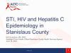 STI HIV and Hepatitis C Epidemiology in Stanislaus County preview