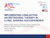 Implementing Long-Acting Antiretroviral therapy in Clinic Sharing Our Experience preview