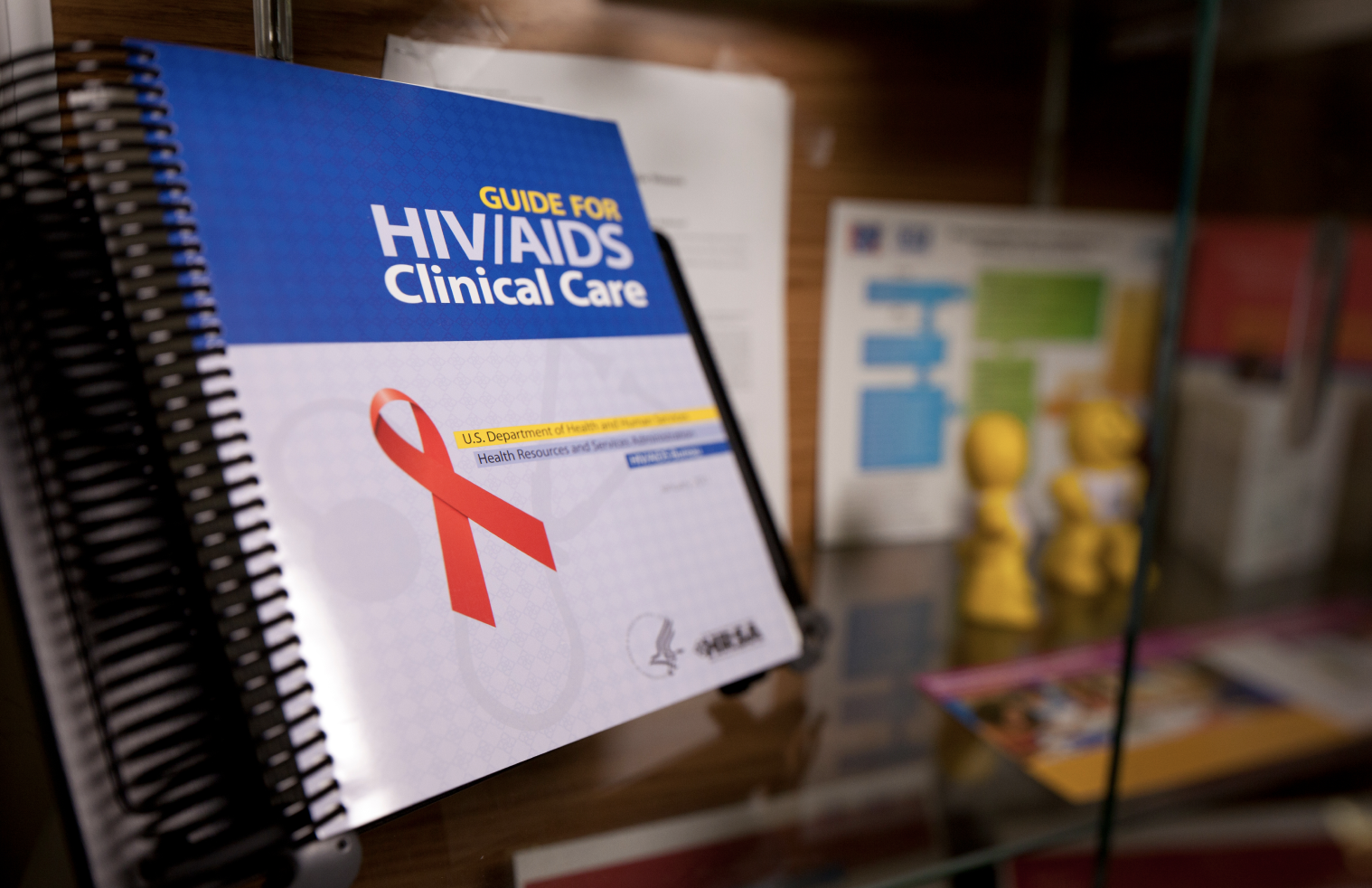 Stock image of an guide for running HIV/AIDS clinical trials